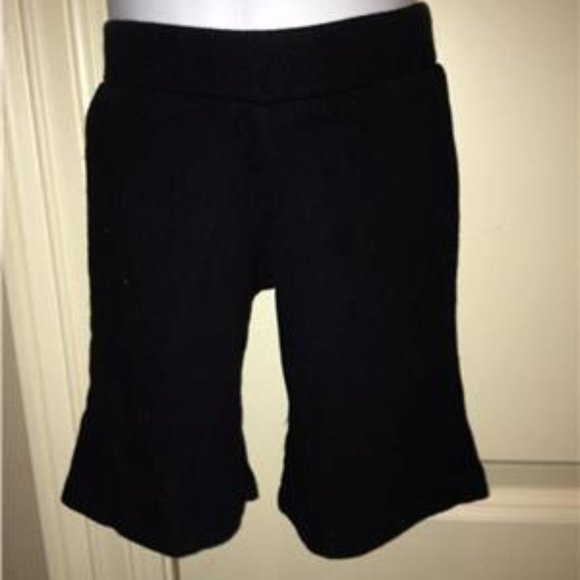 18M Black Wide Leg Gaucho Pants 2 pairs Twins - Picture 1 of 1